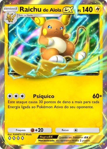 A3-058 Raichu de Alola ex