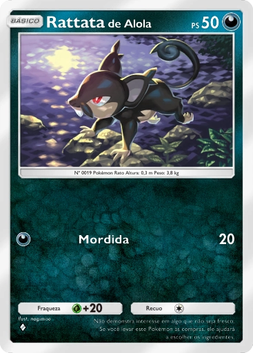 A3-106 Rattata de Alola
