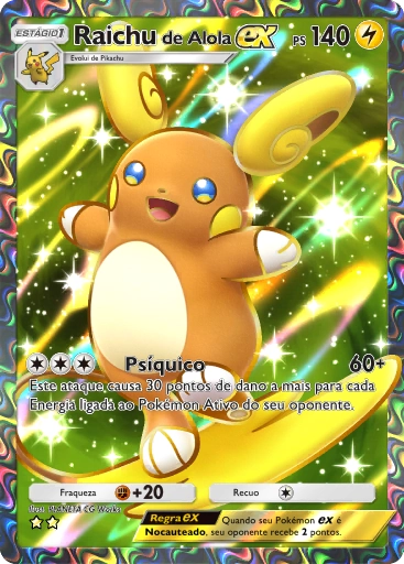 A3-058 Raichu de Alola ex
