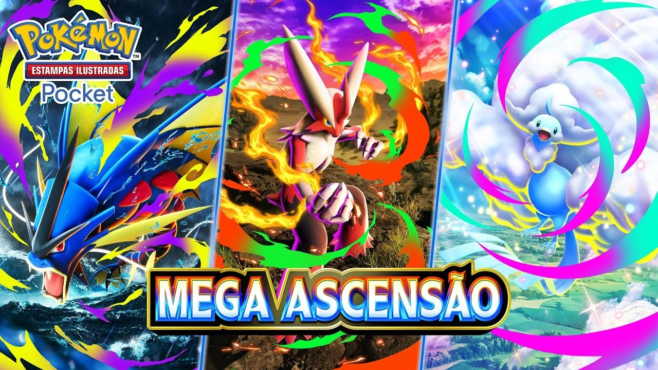 Nova expansão de cartas Pokémon TCG Pocket – Mega Ascensão