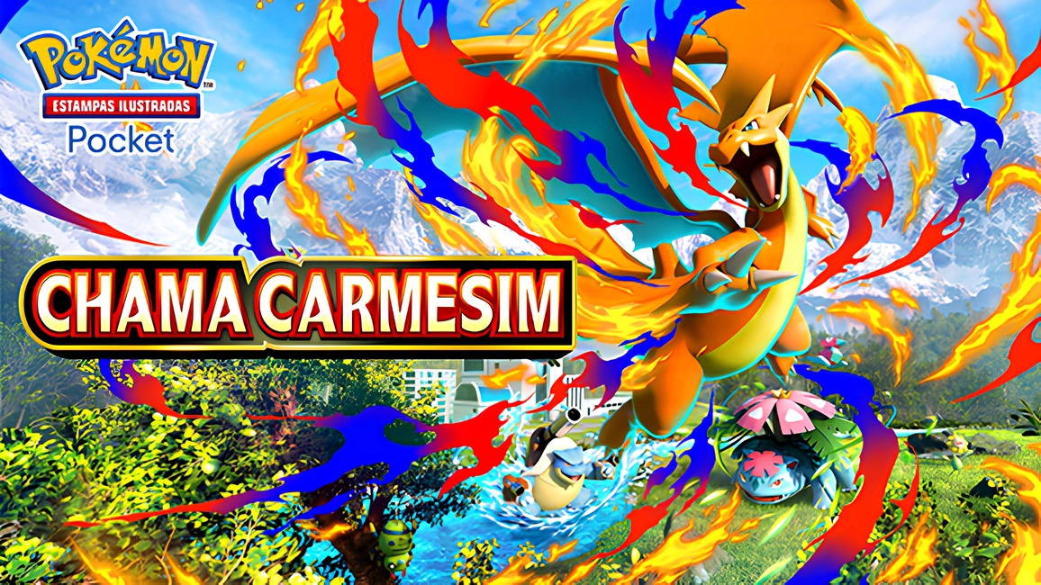 Nova expansão de cartas Pokémon TCG Pocket – Chama Carmesim