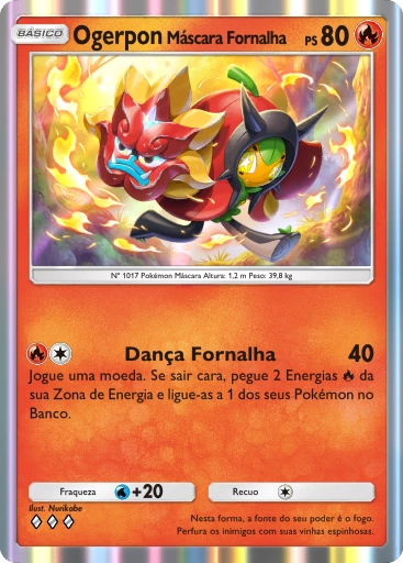 B2-027 Ogerpon Máscara Fornalha